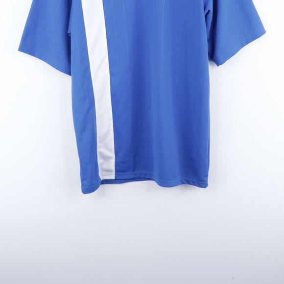 90s Mens Small Striped Color Block Soccer Jersey - Picture 3 of 7